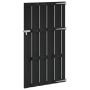 Sodo vartai 100 x 180 cm WPC ir aliuminis Juoda