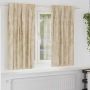 Aksominio tipo užuolaidos 2 pcs Kreminė 175 x 140 cm Aksomas