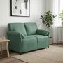 Dvitaškė sofa Jūrinė žalia 138 x 83 x 95 cm Aksomas
