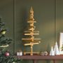 Medinė Kalėdų eglutė s stovu Ruda 90 cm Pušies masyvas