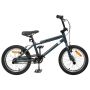 BMX Dviratis 16 Colių 5-8 metų amžiaus Tamsiai pilka
