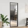 Stiklinės durys Dryžuotas Juoda 76 x 3.5 x 201.5 cm Aliuminis