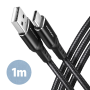 AXAGON | Data and charging USB 2.0 cable, 1 m | BUCM-AM10AB | USB-C to USB-A