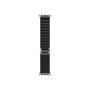 Apple | 49mm Black Alpine Loop - Medium - Natural Titanium Finish