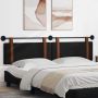 Kabantysis galvūgalis Juodas 210 x 55 x 5 cm Antikinis PU