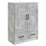 Kabalas Betono pilka 66 x 34,5 x 92 cm Apdirbta mediena