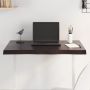 Stalviršis, tamsiai ruda, 80x60x(2-4) cm, medienos masyvas
