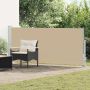 Ištraukiama šoninė užuolaida Smėlio 500 x 160 cm Poliesteris