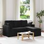 Sofa Juoda 198 x 134 x 80 cm Aksomas