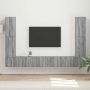 TV spintelių komplektas 8 pcs Pilkas Sonoma Apdirbta mediena