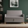 Sofa su saugojimo vieta Taupe 122 x 78 x 87 cm Poliesteris