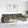 Modulinė sofa su pagalvėlėmis, šviesiai pilka