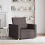 Ištraukiamas sofa-lova vienvietis Tamsiai ruda 90 x 165 x 87 cm