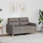 Dvivietė sofa, taupe spalvos, 120cm, audinys
