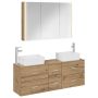 Vonios baldų rinkinys 4 pcs Artisano ąžuolo