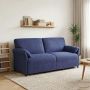 3-Vietis Sofa Policijos mėlyna 198 x 83 x 95 cm Aksomas