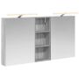 Vonios spintos komplektas su lentyna 3 pcs 130 x 14,5 x 70 cm