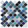 Lanterna plytelė 20 pcs Mėlyna žalia 27 x 27 cm