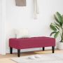 suoliukas su pagalve Vyno raudona 113 x 57 x 39 cm Aksomas