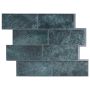 Metro plytelė 10 pcs Mėlyna žalia 29 x 21 cm