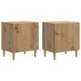 Šalia lovos spintelė 2 pcs Artisano ąžuolo 43 x 34,5 x 50 cm