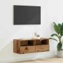 TV sieninė spintelė Senovinis medis 80 x 30 x 30 cm