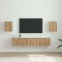 TV sieninė spintelė 2 pcs Meistrų ąžuolas 30 x 31 x 40 cm