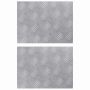 Laiptų danga Stačiakampio 2 pcs Sidabro 40 x 30 cm Aliuminis