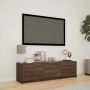 TV spintelė su LED su LED Rudas ąžuolas 140 x 34 x 40 cm