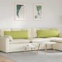 Sofa Pagalvės 2 pcs Šviesiai žalia 120 x 40 cm audinys