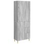 Spintelė 2 pcs Pilka Sonoma 66 x 34,5 x 90 cm Apdirbta mediena