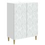 Kabalas Balta 66 x 34,5 x 90 cm Apdirbta mediena