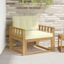 Lauko Vidurinis Sofa Poliesteris Balta