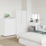 Saugojimo spintos 2 pcs Balta 80 x 48 x 105 cm Apdirbta mediena