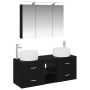 Vonios baldų rinkinys 4 pcs Juodojo ąžuolo