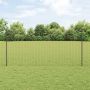 Tvora su stulpais Pilka 1,2 x 10 m Plienas ir PVC