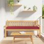 Pallet pagalvė Vyno raudona 180 x 40 x 8 cm Oksfordo audinys