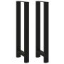 Baro stalo kojos, juodos, 2 vnt., 50x(110-111) cm, plienas