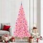 Kalėdų eglutė su 300 LED s stovu Rožinė 210 cm PVC