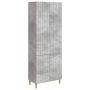 Spintelė 2 pcs Betono pilka 66 x 34,5 x 90 cm Apdirbta mediena