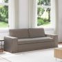 Sofa Taupe 222 x 80 x 82 cm audinys