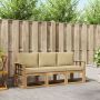 Lauko sofos komplektas 3 pcs