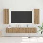 TV spintelių komplektas 5 pcs Amatininkų ąžuolas