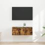 TV sieninė spintelė 2 pcs Rūkyta ąžuolas 60 x 31 x 29.5 cm