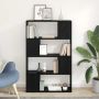 TV spintelių komplektas Juoda 80 x 24 x 125 cm Apdirbta mediena