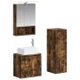 Vonios baldų rinkinys 4 pcs Dūminio ąžuolo