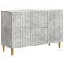 Kabalas Betono pilka 89 x 34,5 x 60 cm Apdirbta mediena