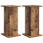 Augalų stovas 2 pcs Sendintos medienos 30,5 x 30 x 60,5 cm