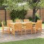 Valgomasis krėslas 8 pcs Natūrali 62,5 x 59 x 89 cm