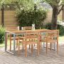 Sodo stalas Pilka 180 x 90 x 75 cm Kietos akacijos mediena